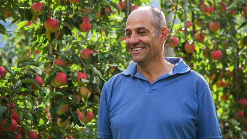Frutticoltore Leonhard Welllenzohn di Silandro