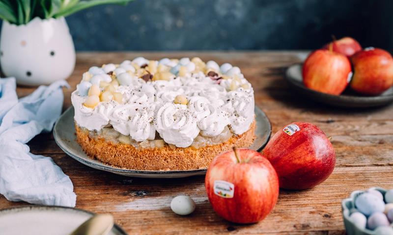 Torta con ricotta e mele