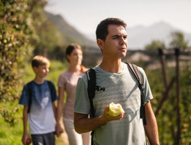 Passeggiata tra i meleti