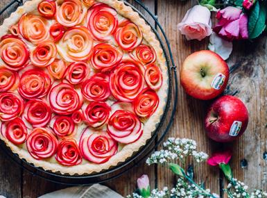 Tarte con rose di mela