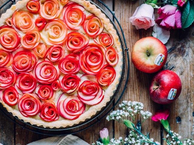 Tarte con rose di mela